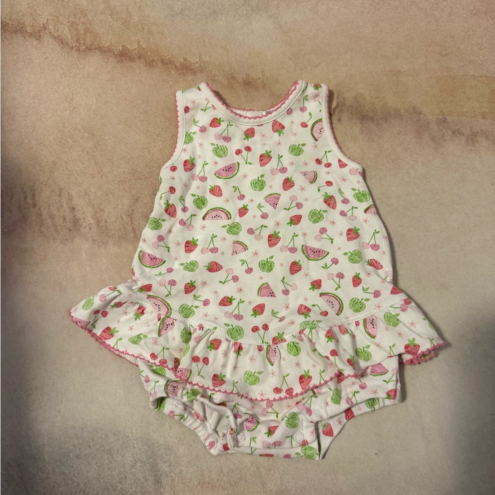 Kissy Kissy Cherry Print Baby Outfit